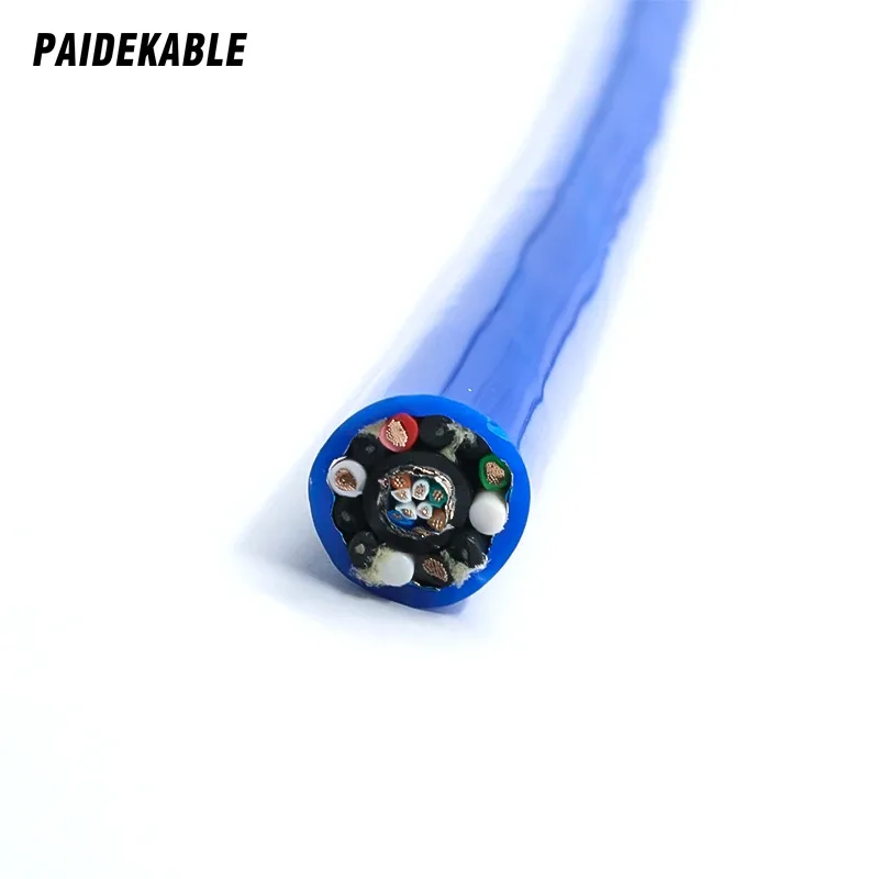 PDK81301-4×1.0+STP CAT5 Subsea Water-Blocking Cable, 12.6mm PUR