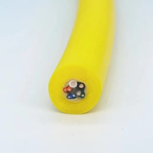 Neutrally Buoyant ROV Cable 2×20AWG+3×2×24AWG 200 kg