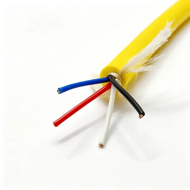 3×0.75 mm² + 2SMF Double-Sheath Zero-Buoyancy Optoelectric Cable, 11.8 mm