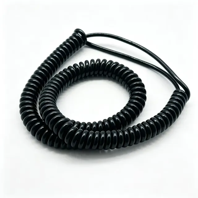 Spring Cable 7×18AWG Coiled TPU 8.6mm