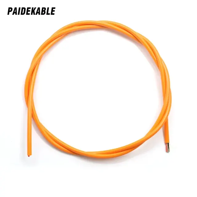 PDK41302-2×22AWG+1SMF Tethered Drone Cable, 500 N, OD 3.4 mm