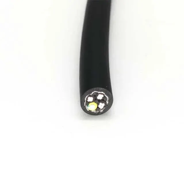 4 Core Flexible Drag Chain Cable 4×16AWG (1.5mm²), Shielded, PVC, 9.6mm